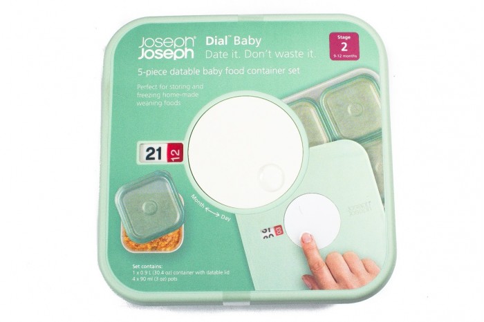 Contenitore Alimenti JOSEPH JOSEPH Dial Baby Verde- Bianco