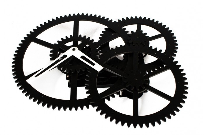 Orologio Da Parete KIKKELAND Wall Clock Nero