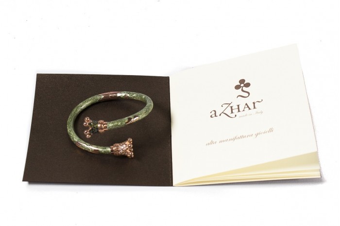 AZHAR Green Princess bangle